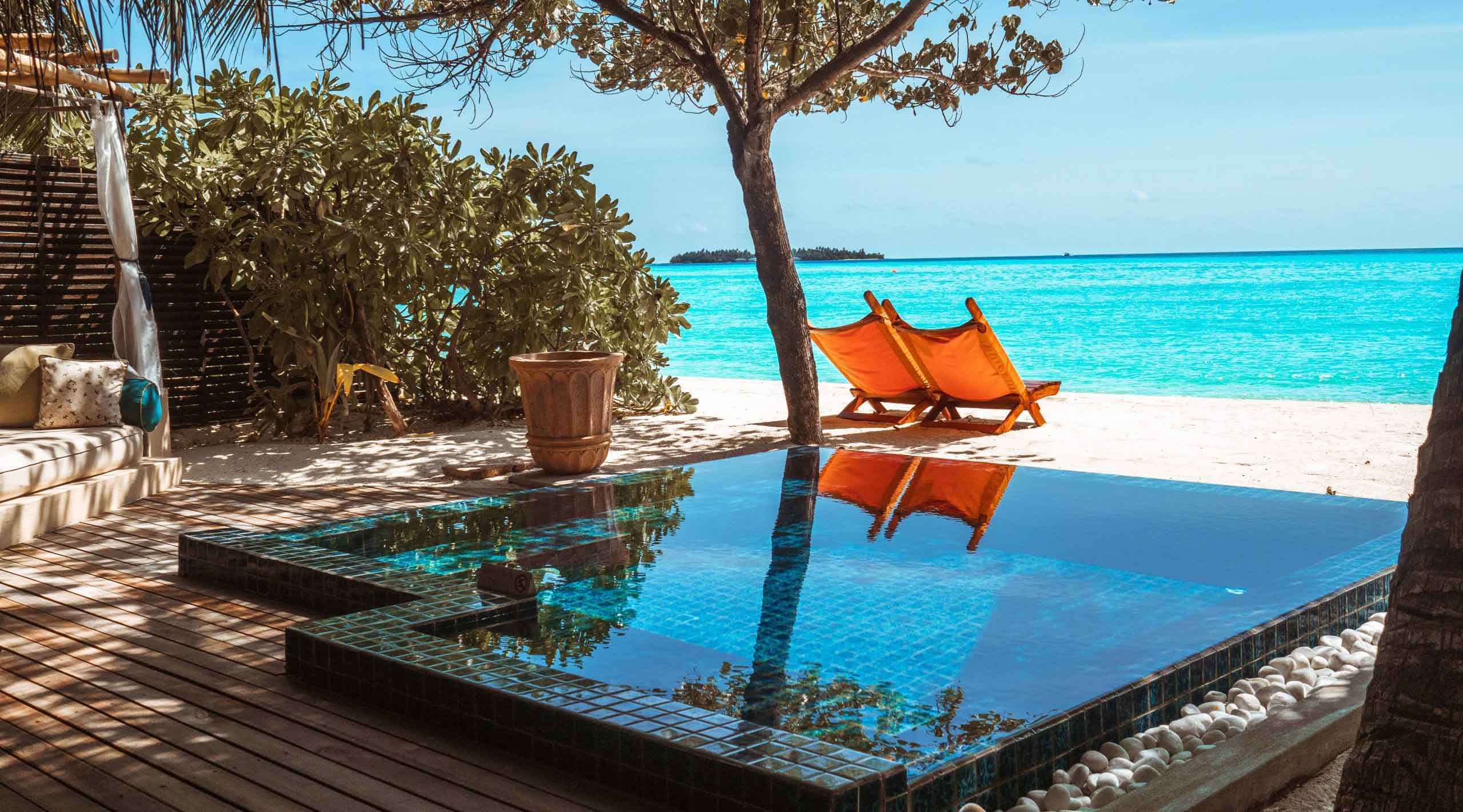 Beach and deck chairs