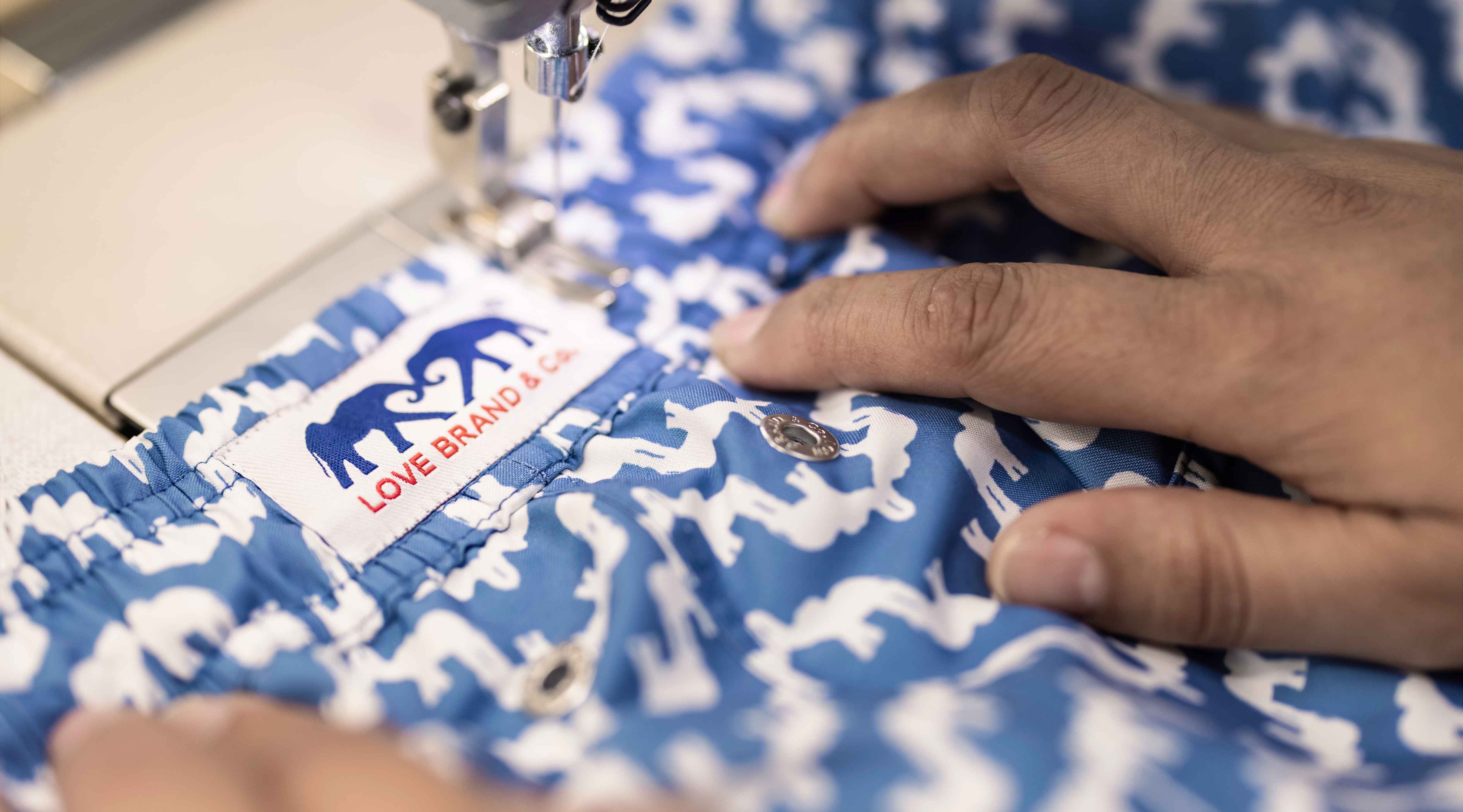 making the staniel swim shorts