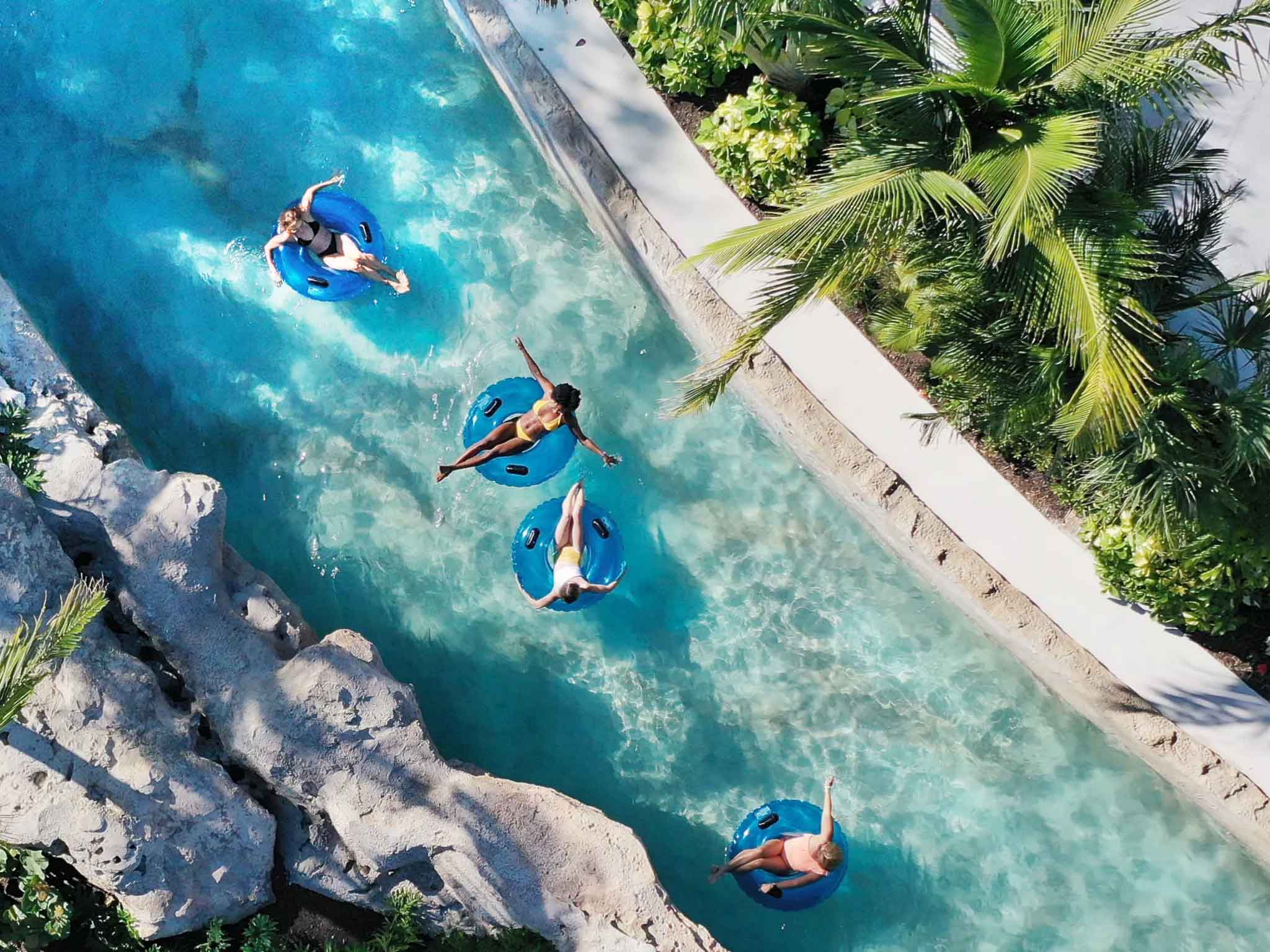 Water park at Baha Bay