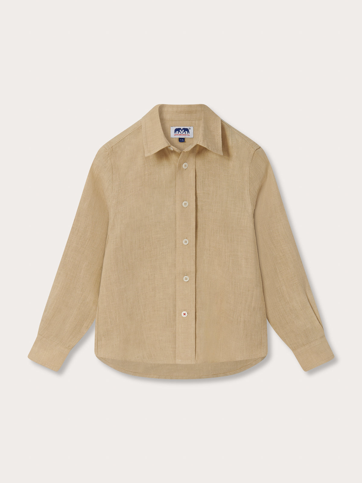 Kids Coconut Abaco Linen Shirt