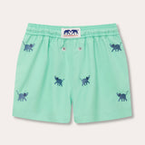 Boys Elephants Galore Embroidered Staniel Swim Shorts