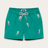 Boys Smack Attack Embroidered Staniel Swim Shorts