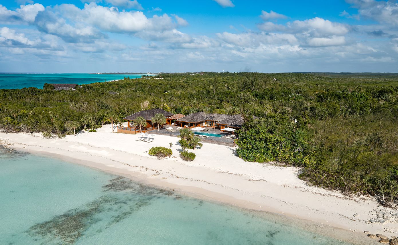 COMO Parrot Cay aerial view