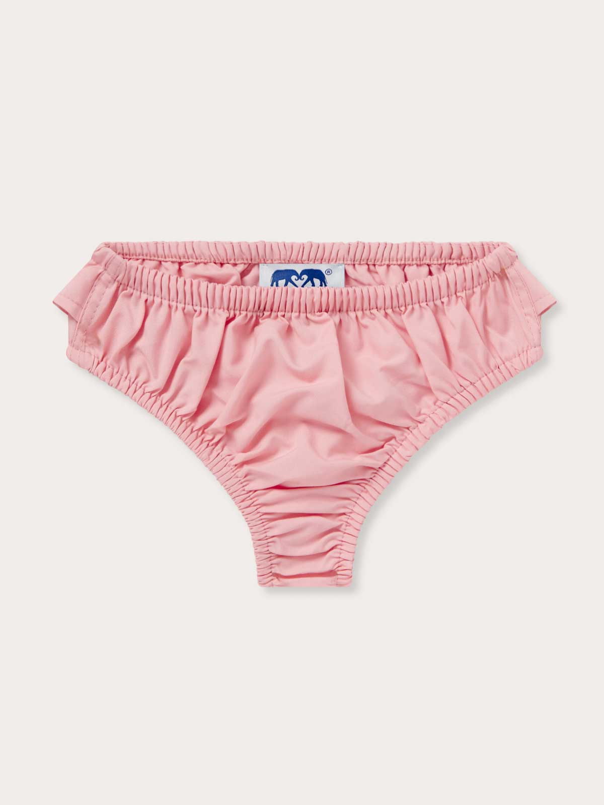 Girls Pastel Pink Calabash Bottoms made from recycled plastic-based materials.