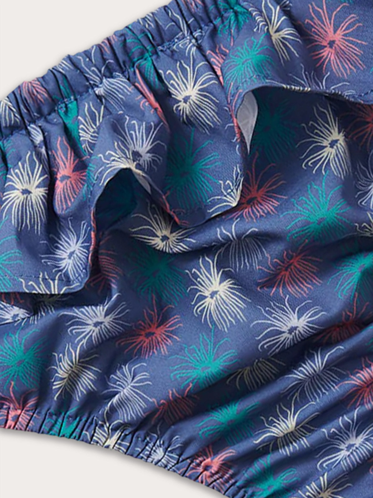 Fabric details of Girls Dont be Anemone Calabash Bikini Bottoms