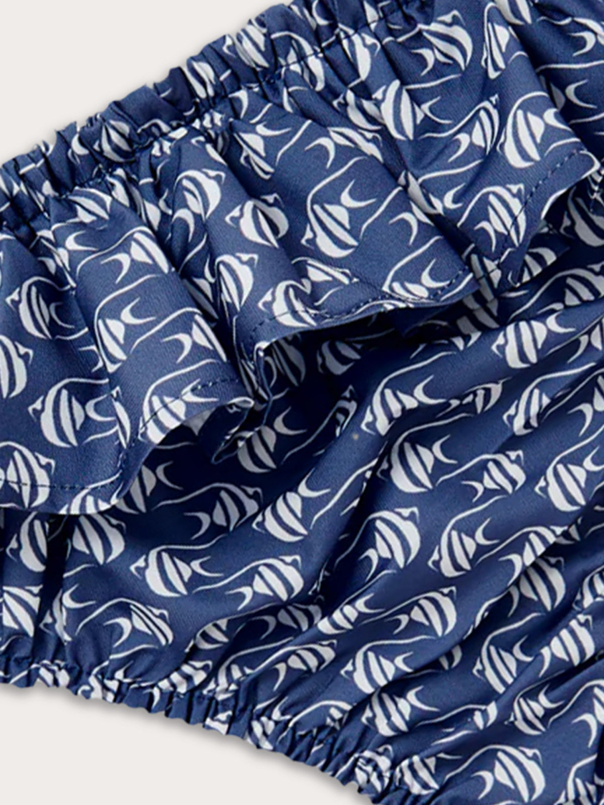 Detailed view of Girls Go With the Flow Calabash Bikini Bottoms