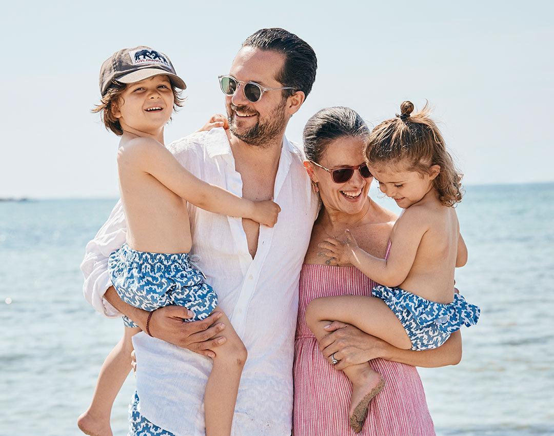Oliver and Rose Tomalin with family