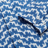 Men's Elephant Palace Blue Abaco Linen Shirt