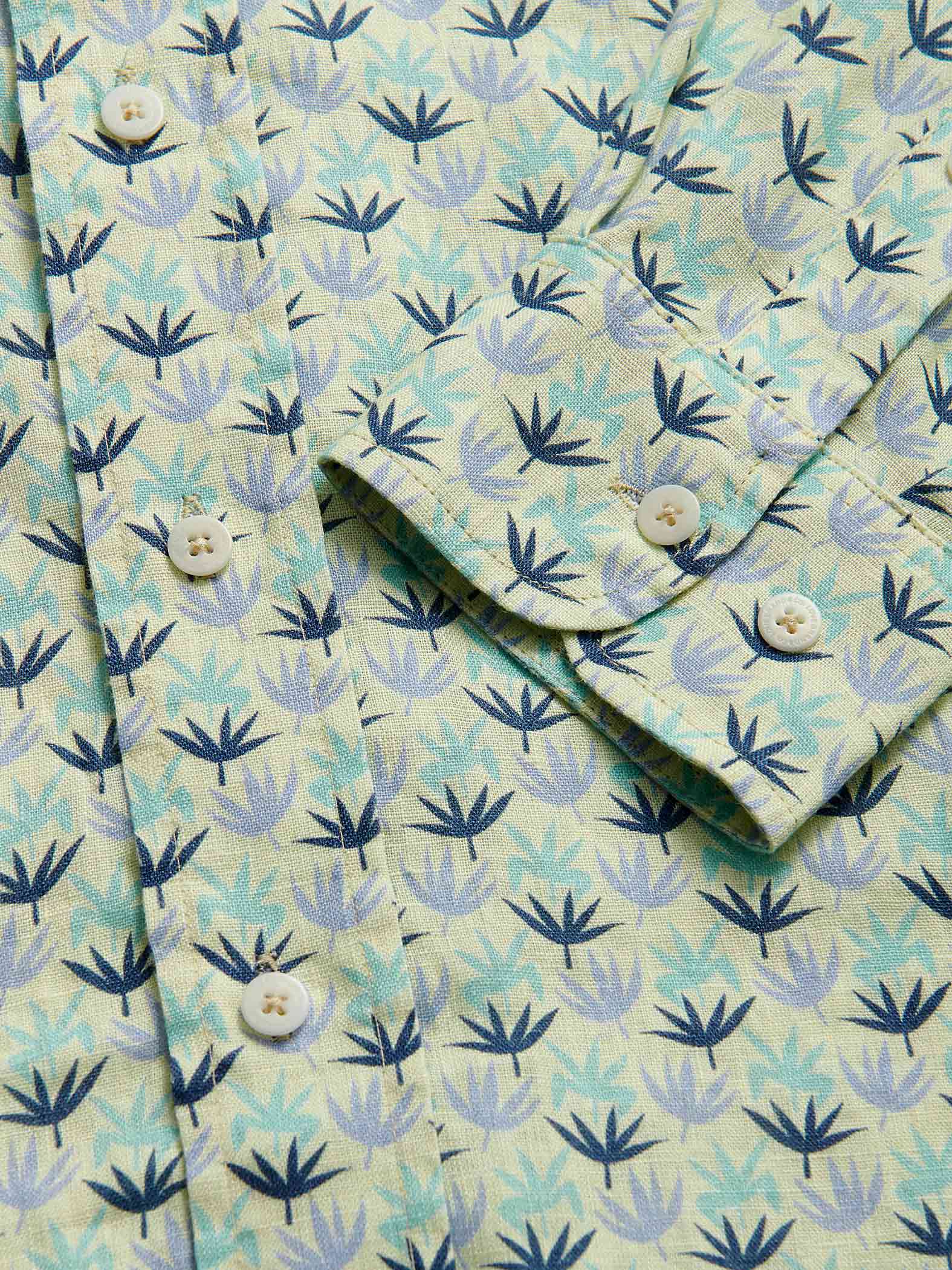 Camicia da uomo in lino Palm Sugar Abaco