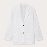 Men's White Nassau Linen Jacket