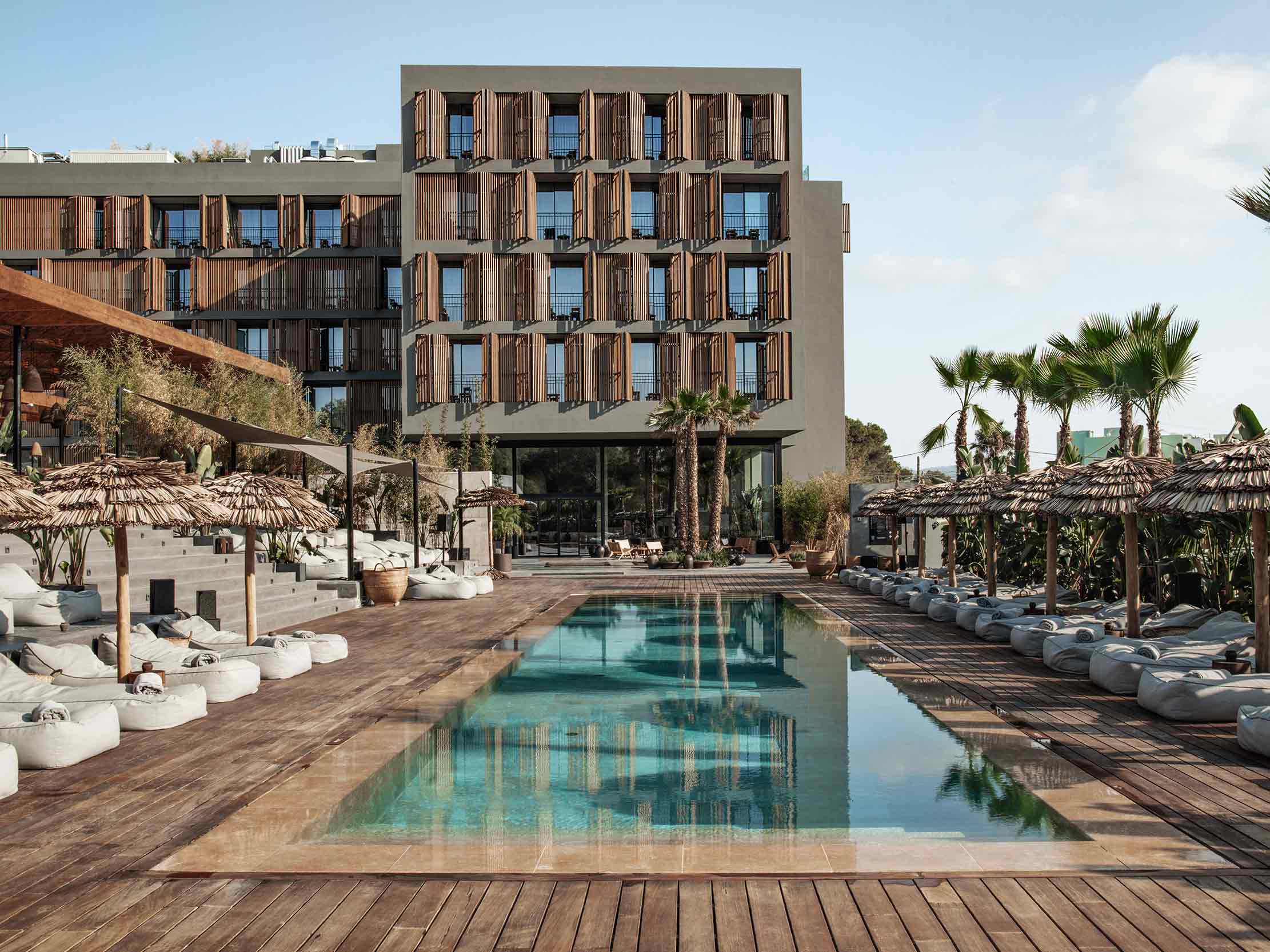 OKU Ibiza hotel and outdoor swimming pool