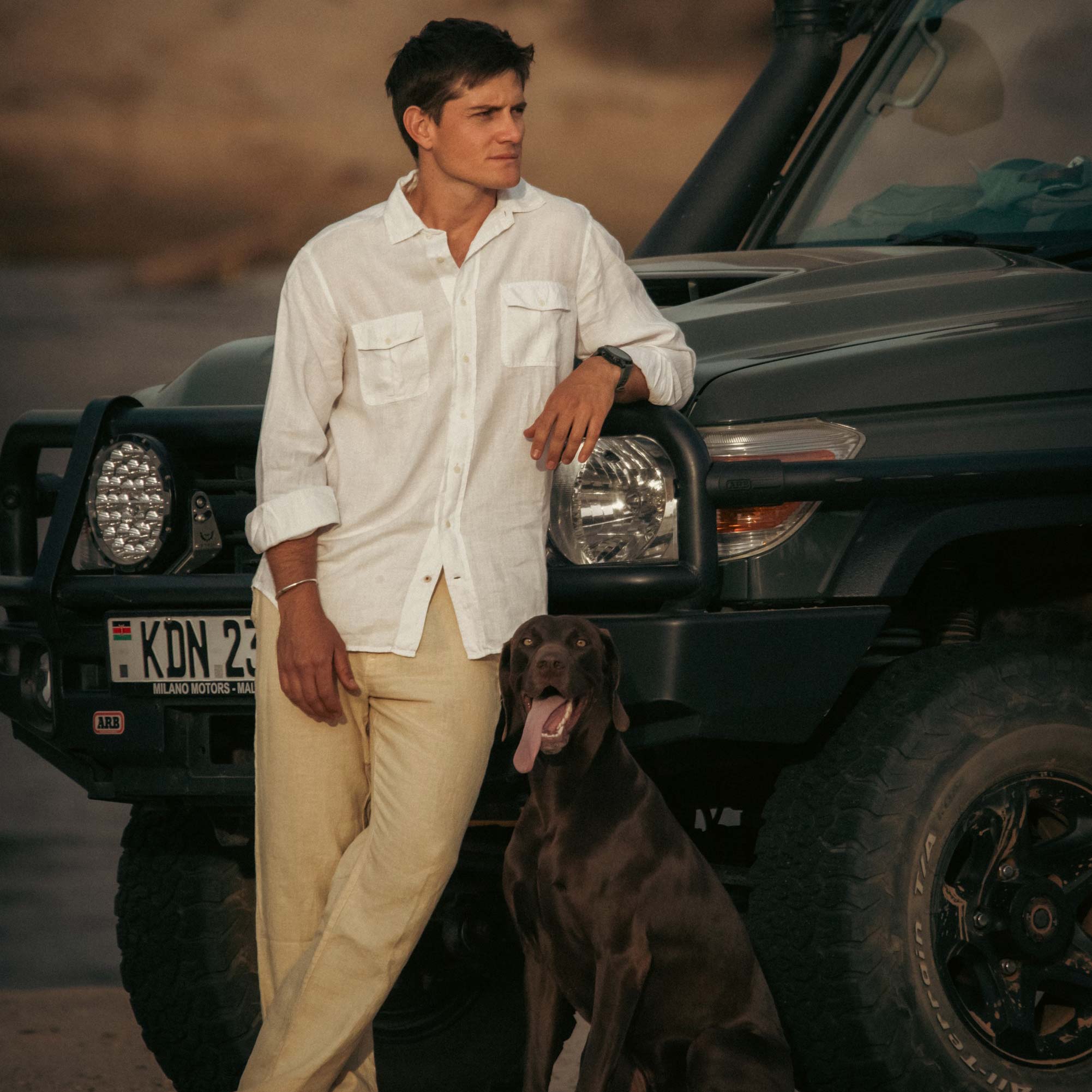 Taru Carr Hartley wears Love Brand