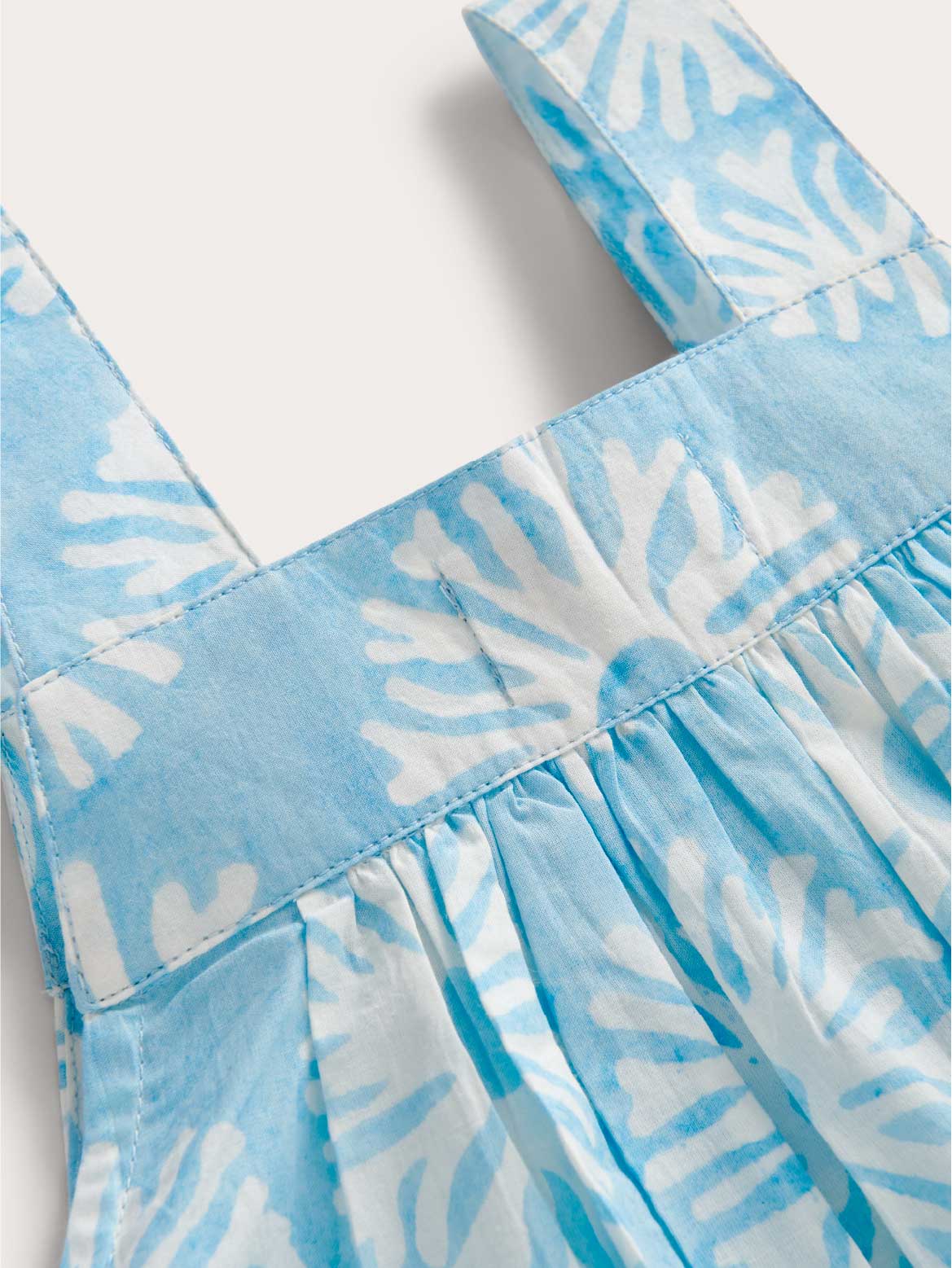 Girls Coral Dandy Plum Cotton Dress