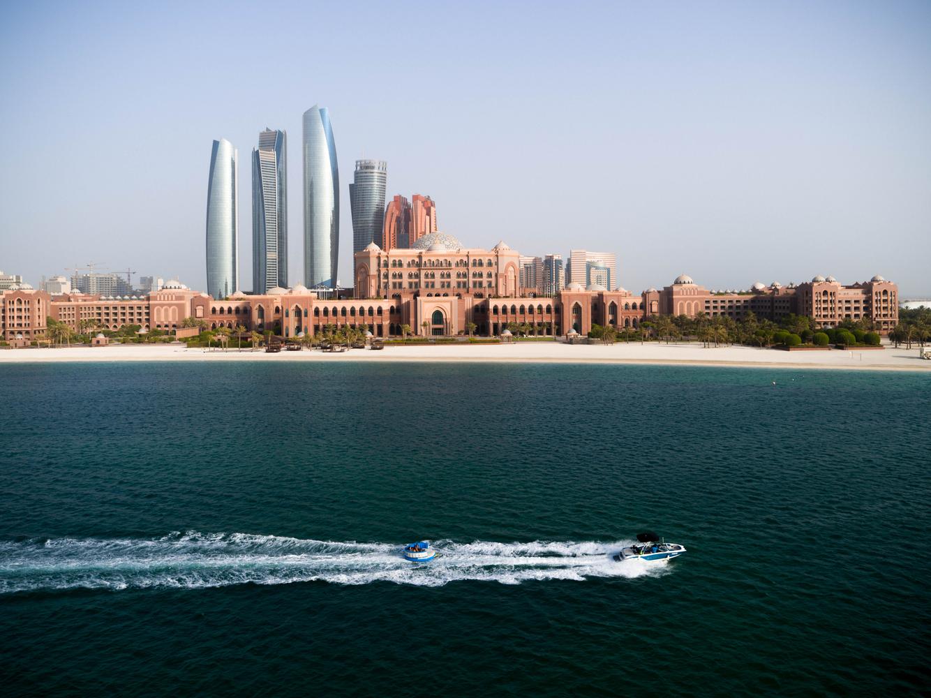 Emirates Palace Abu Dhabi ocean view