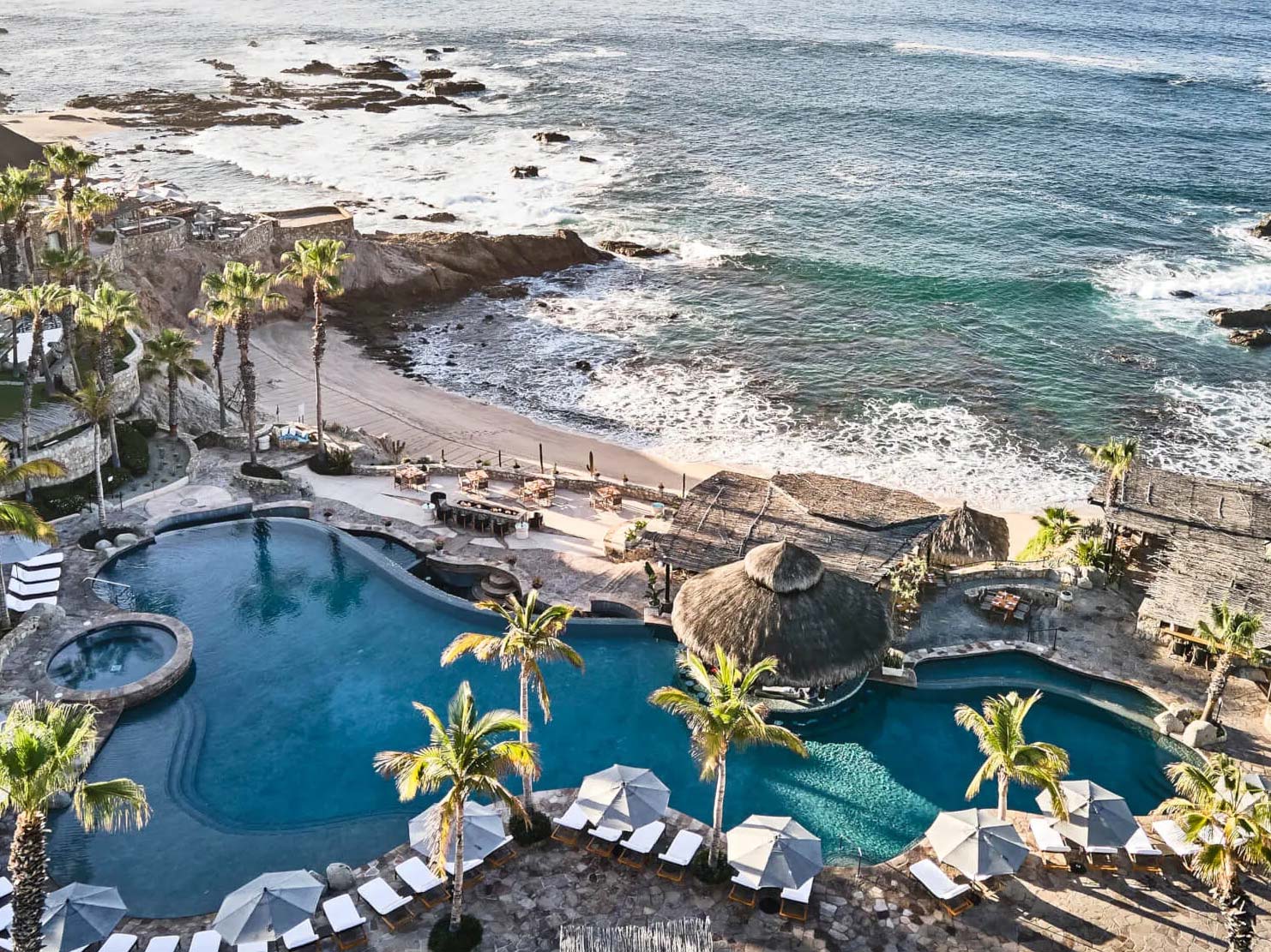 Aerial view of Esperanza resort in Mexico