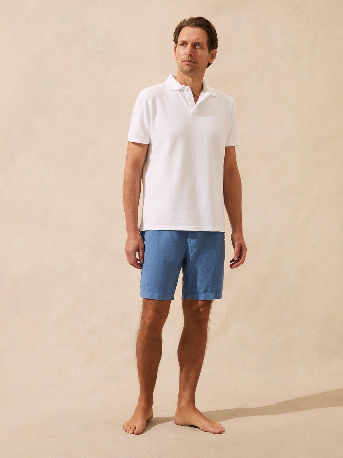Men's White Pensacola Polo Shirt