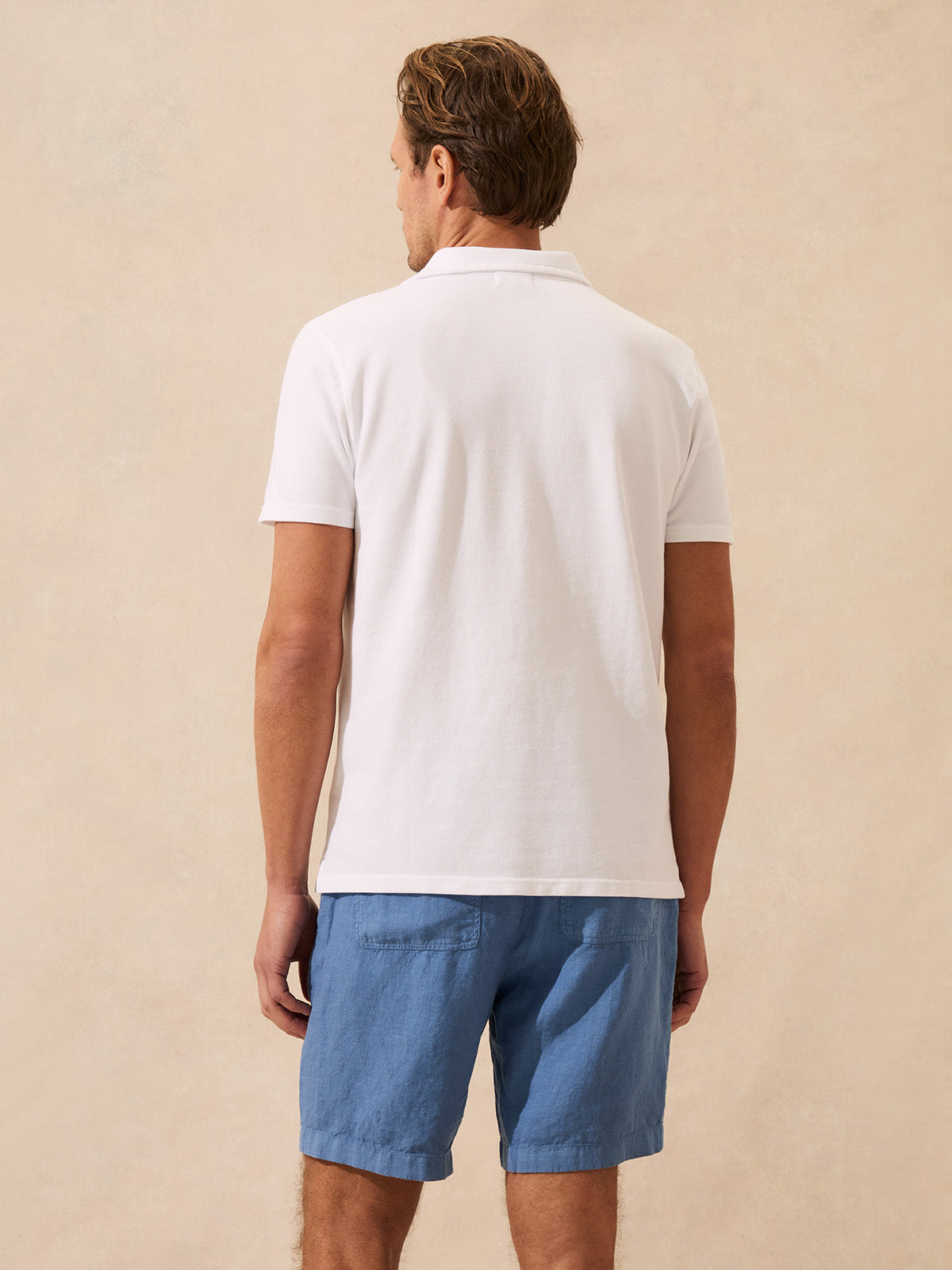 Men's White Pensacola Polo Shirt