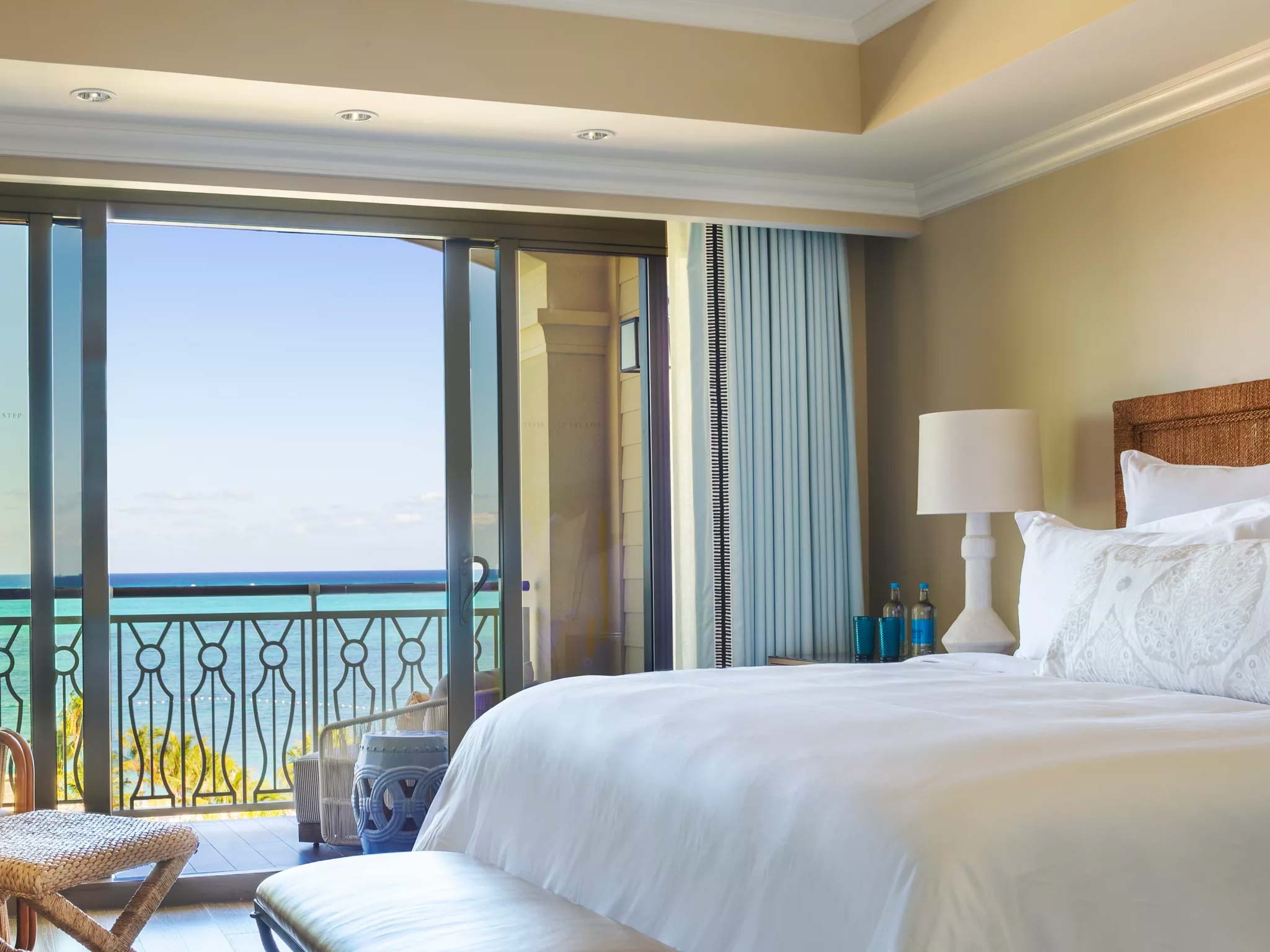 Interior view of the Rosewood suite second king bedroom.