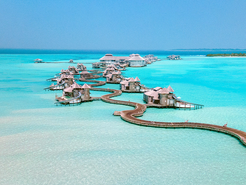 Soneva Jani resort full view