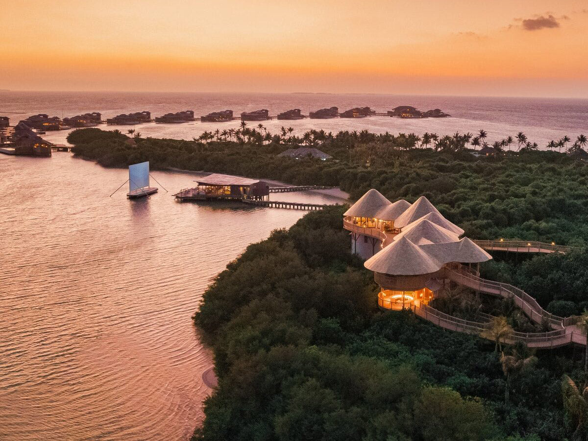 Soneva soul aerial view
