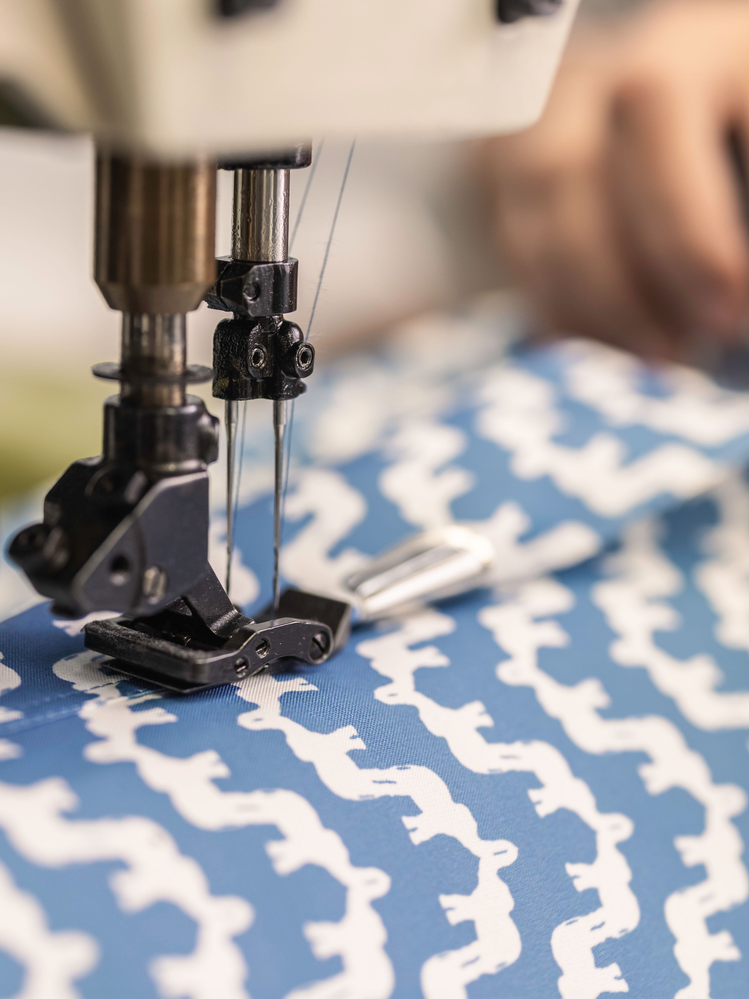 behind the scenes of the love brand swimming trunk factory