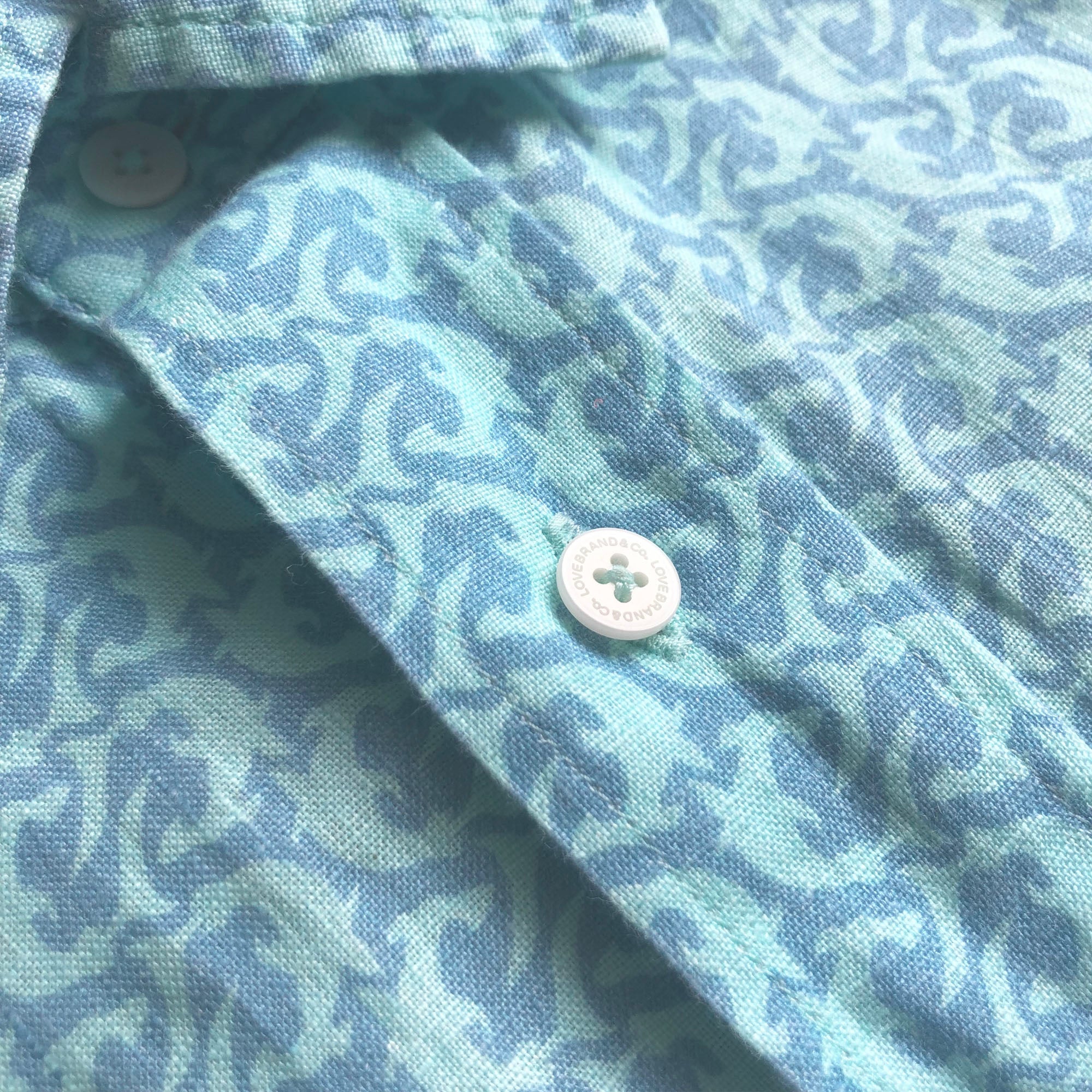 close-up of hot hammerhead green fabric