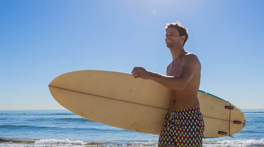 Surfer with surfboard