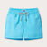 Boys Bahamas Blue Staniel Swim Shorts made from quick-dry recycled textile with elastic waistband and drawstring.