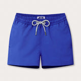 Boys Majorelle Blue Staniel Swim Shorts with drawstring waist.