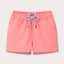 Boys Watermelon Staniel Swim Shorts in bright pink-red with drawstring waist.