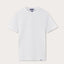 Front view of Kids White Lockhart With Tab T-Shirt. Classic white tee for kids.