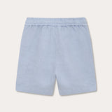 Boys Sky Blue Joulter Linen Shorts