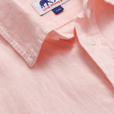 Boys Pastel Pink Abaco Linen Shirt
