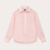 Boys Pastel Pink Abaco Linen Shirt