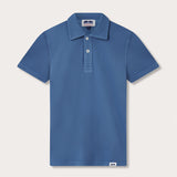 Boys Deep Blue Pensacola With Tab Polo Shirt