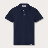 Polo bleu marine Pensacola avec patte pour garçon