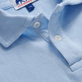 Boys Sky Blue Pensacola With Tab Polo Shirt