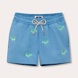 Boys Fish Fry Embroidered Staniel Swim Shorts
