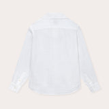 Boys White Abaco Linen Shirt