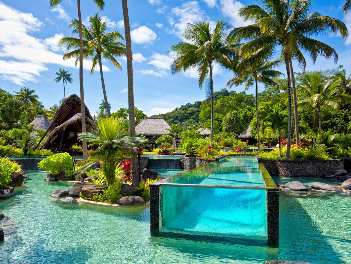 COMO Laucala Island one of the most luxurious swimming pools in the world