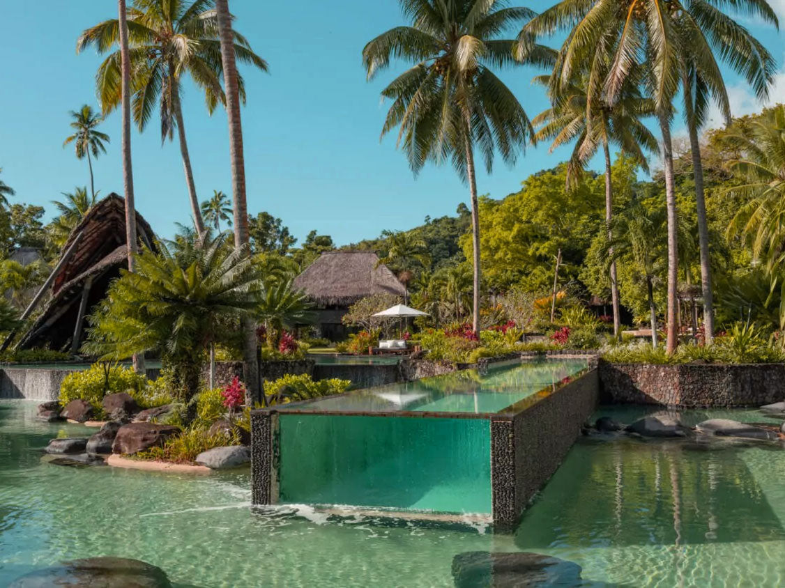 COMO Laucala Island swimming pool