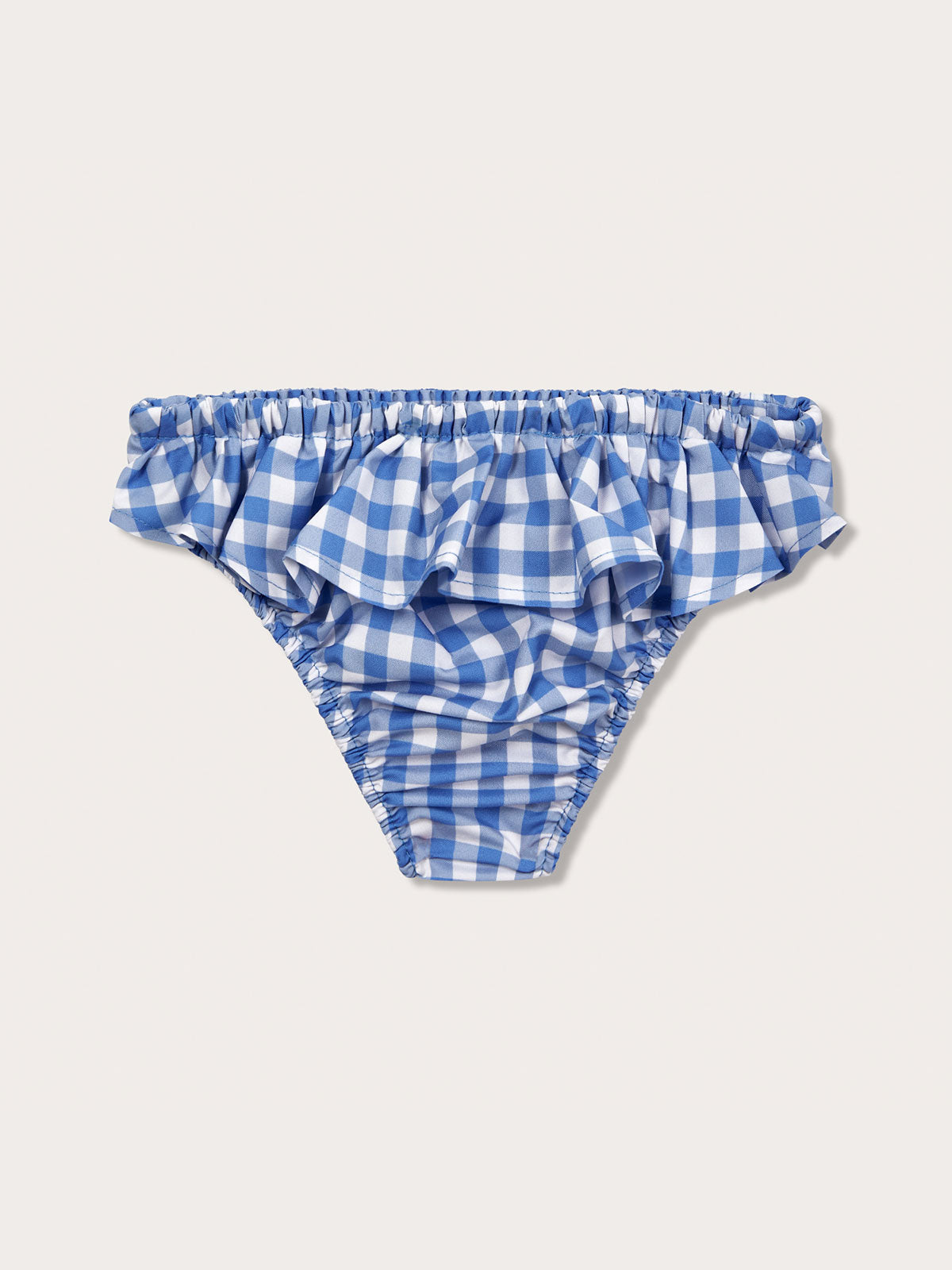 Pantaloni a quadri blu a pois per ragazze