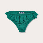 Girls Palm Green Calabash Bottoms made from recycled plastic-based materials.