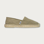 Catto Alpargatas - Olive Green espadrilles side view