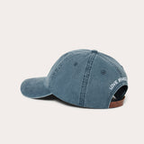 Crisby Washed Navy Cap with Vegan Leather Strap