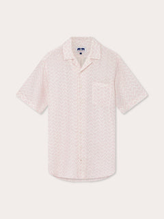 Men's Elephant Palace Pink Arawak Linen Shirt