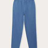 Men's Deep Blue Eleuthera Linen Trousers