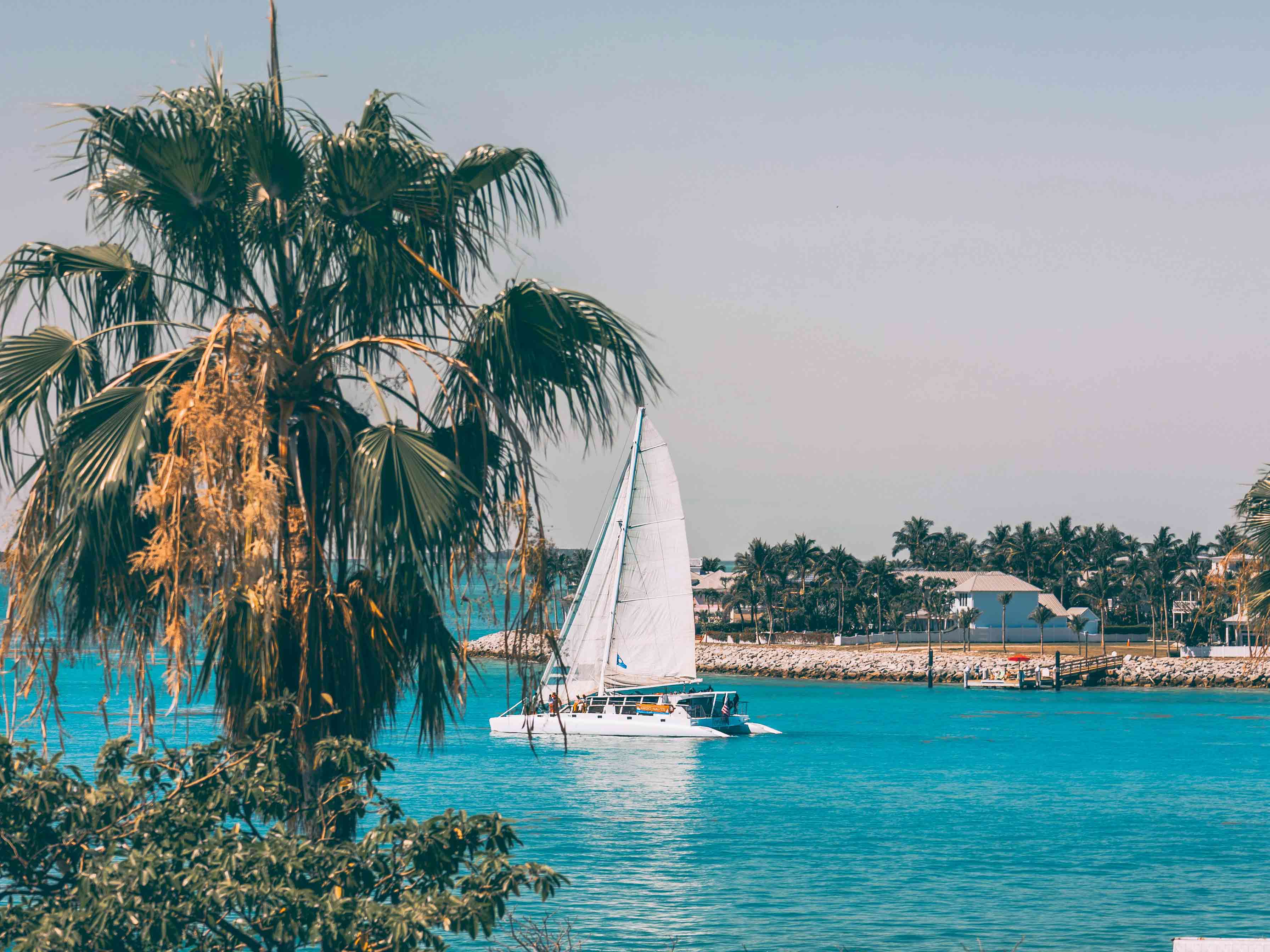 yacht in the Florida keys