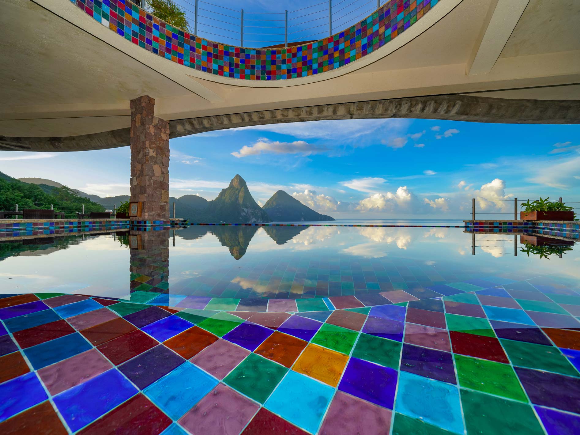 Jade mountain resort pool