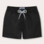 Boys Volcanic Black Staniel Swim Shorts with drawstring waistband.